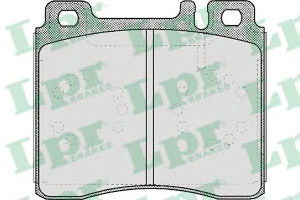 Комплект тормозных колодок, дисковый тормоз LPR