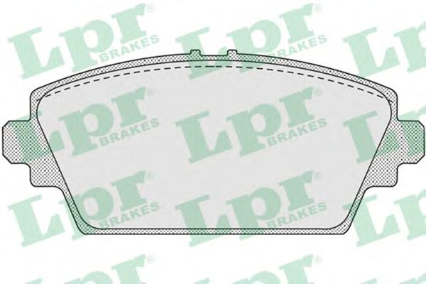 Комплект тормозных колодок, дисковый тормоз LPR