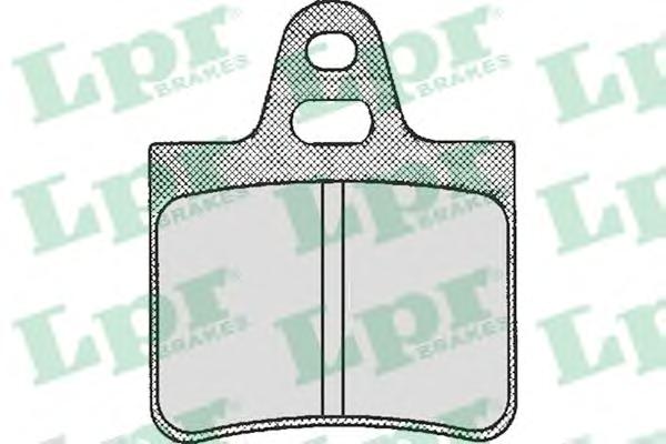 Комплект тормозных колодок, дисковый тормоз LPR