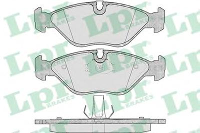 Комплект тормозных колодок, дисковый тормоз LPR 05P656
