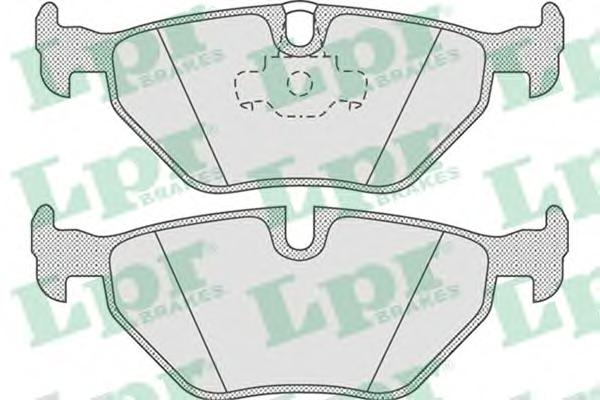 Комплект тормозных колодок, дисковый тормоз LPR