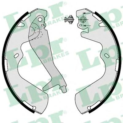 Комплект тормозных колодок LPR