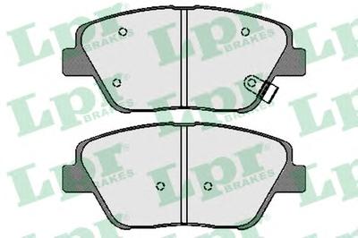 Комплект тормозных колодок, дисковый тормоз LPR 05P1736