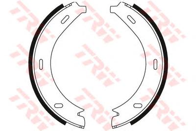 Комплект тормозных колодок, стояночная тормозная система TRW