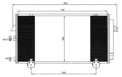 Конденсатор, кондиционер NRF 35381