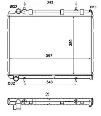 Радиатор охлаждения NRF