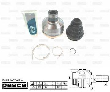 ШРУС PASCAL G7W021PC