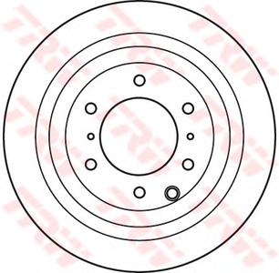 Тормозной диск TRW
