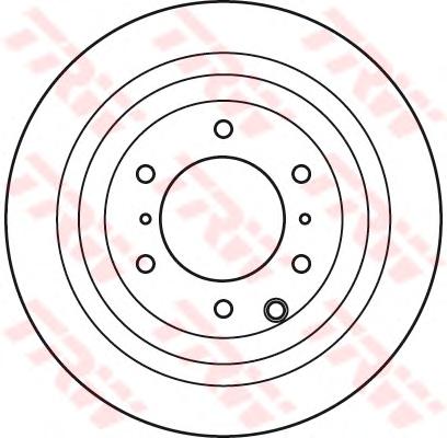 Тормозной диск TRW