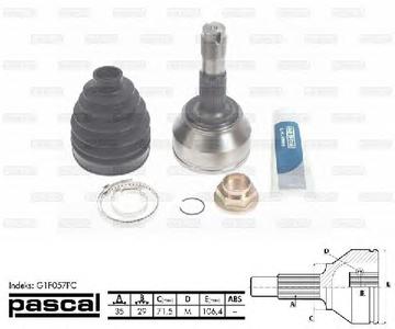 ШРУС PASCAL G1F057PC