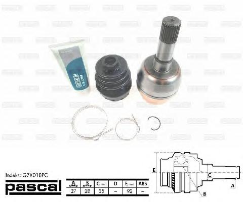 Приводной вал PASCAL