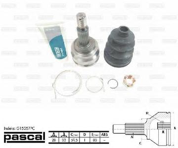 ШРУС PASCAL G15057PC