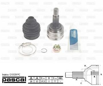 ШРУС PASCAL G15059PC