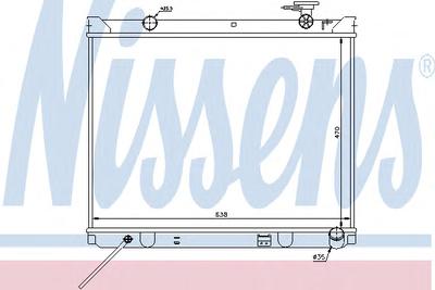 Радиатор охлаждения NISSENS 66766