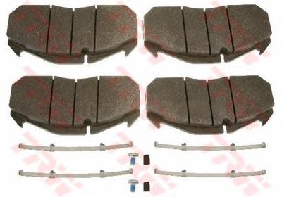 Комплект тормозных колодок, дисковый тормоз TRW GDB5000