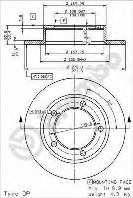 Тормозной диск BREMBO