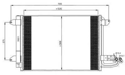 Конденсатор, кондиционер NRF 35520