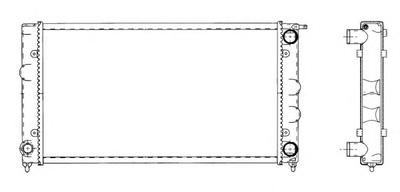 Радиатор охлаждения NRF 509501