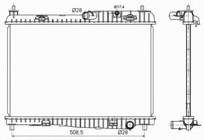 Радиатор охлаждения NRF 53152
