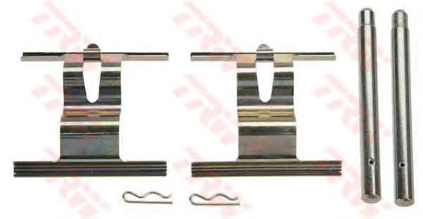 Комплектующие, колодки дискового тормоза TRW