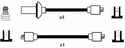 Комплект проводов зажигания NGK