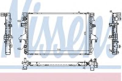 Радиатор охлаждения NISSENS 65282A