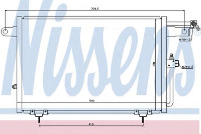 Конденсатор, кондиционер NISSENS 94213