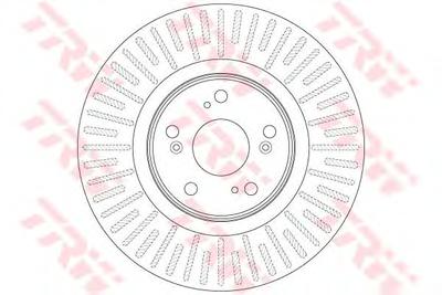 Тормозной диск TRW DF6437