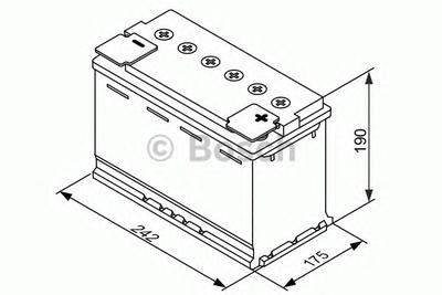 Аккумулятор BOSCH 0 092 S5A 050