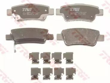 Комплект тормозных колодок, дисковый тормоз TRW