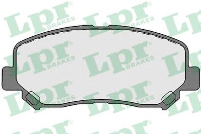 Комплект тормозных колодок, дисковый тормоз LPR 05P1748