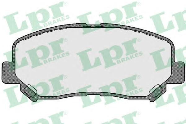Комплект тормозных колодок, дисковый тормоз LPR