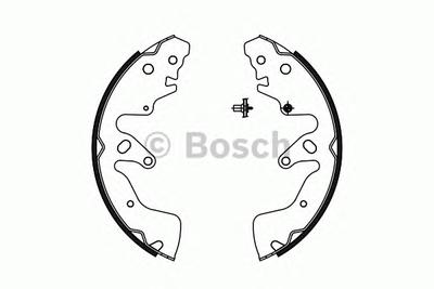 Комплект тормозных колодок BOSCH 0 986 487 756