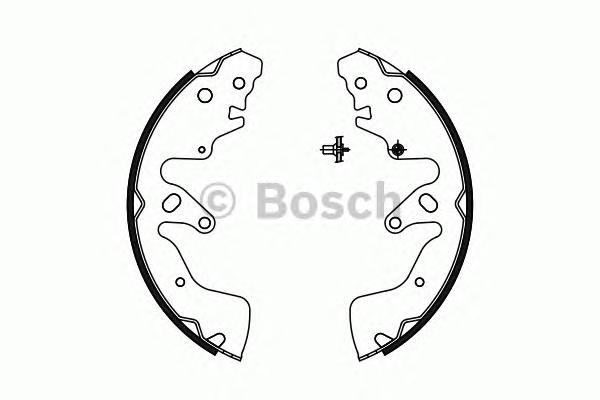 Комплект тормозных колодок BOSCH