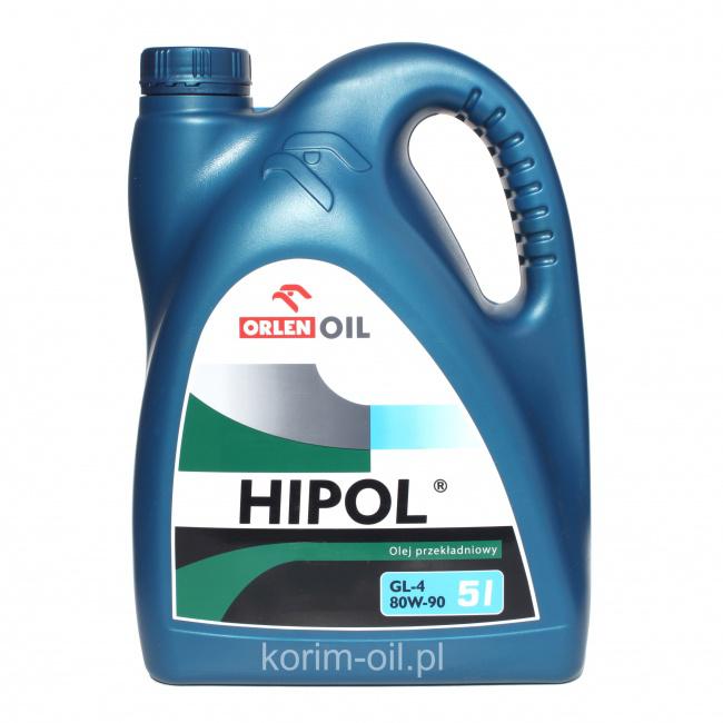Трансмиссионное масло минеральное ORLEN HIPOL GL-4 80W90 5л