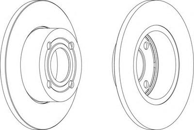 Тормозной диск FERODO DDF318