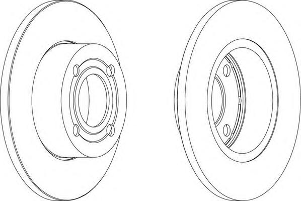 Тормозной диск FERODO