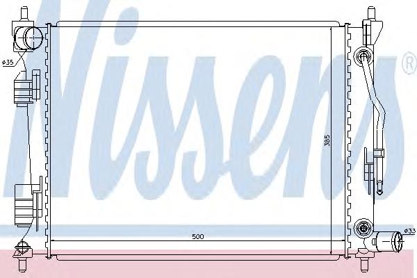 Радиатор охлаждения NISSENS