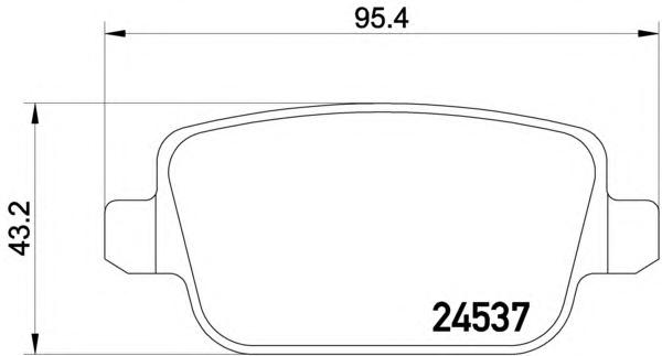 Комплект тормозных колодок, дисковый тормоз TEXTAR