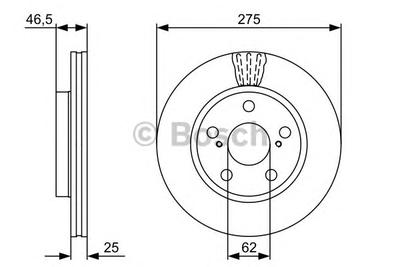 Тормозной диск BOSCH 0986479428