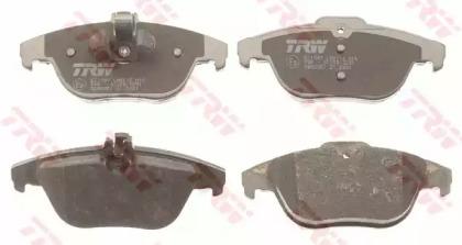 Комплект тормозных колодок, дисковый тормоз TRW