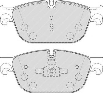 Комплект тормозных колодок, дисковый тормоз FERODO FDB4313