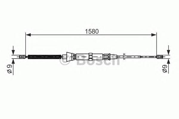 Трос ручника BOSCH