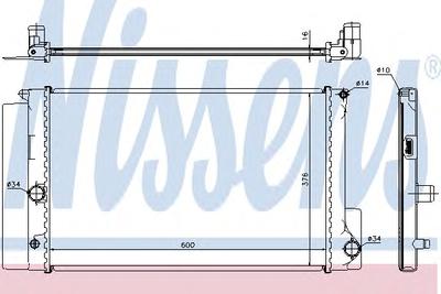 Радиатор охлаждения NISSENS 64692