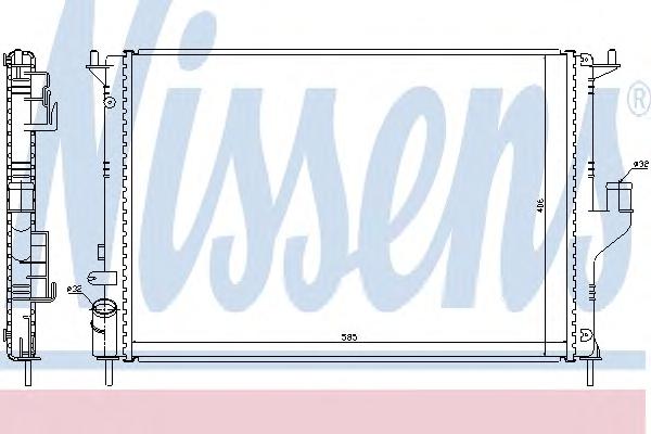 Радиатор охлаждения NISSENS