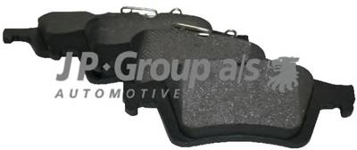 Комплект тормозных колодок, дисковый тормоз JP GROUP
