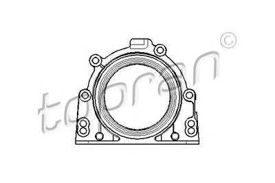Уплотняющее кольцо, коленчатый вал TOPRAN 107754