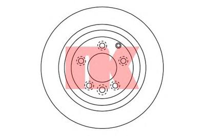 Тормозной диск NK 2047138