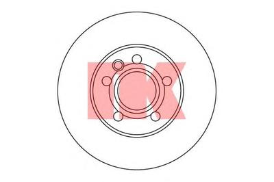 Тормозной диск NK 204768