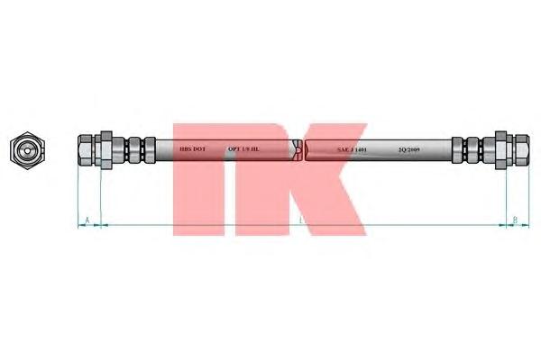Тормозной шланг NK